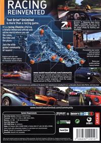 Test Drive Unlimited - Box - Back Image