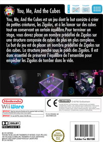 You, Me, and the Cubes - Box - Back Image