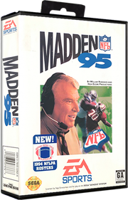 Madden NFL 95 - Box - 3D Image