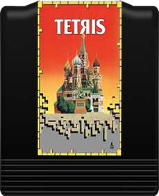 Tetris (Atari) - Cart - Front Image