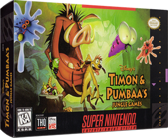 Timon & Pumbaa's Jungle Games - Box - 3D Image