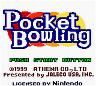 Pocket Bowling - Screenshot - Game Title Image