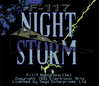F-117 Night Storm - Screenshot - Game Title Image