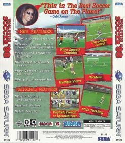 Sega Worldwide Soccer '98 - Box - Back Image