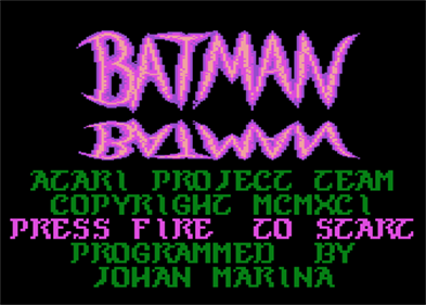 Batman Images - LaunchBox Games Database