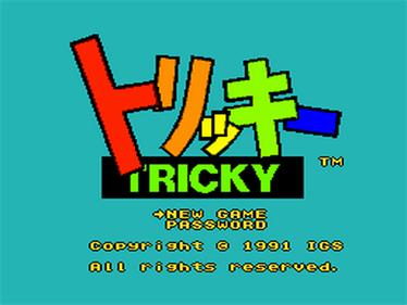 Tricky Kick - Screenshot - Game Title Image
