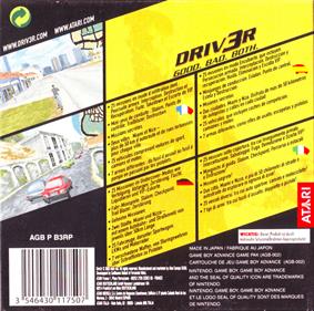 Driv3r - Box - Back Image