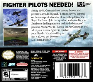 Spitfire Heroes: Tales of the Royal Air Force - Box - Back Image