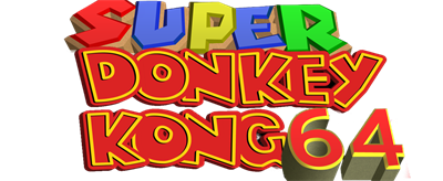 Super Donkey Kong 64 - Clear Logo Image