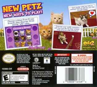 Petz: Catz 2 - Box - Back Image