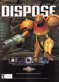 Metroid Prime - Advertisement Flyer - Front Image