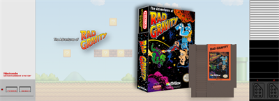 The Adventures of Rad Gravity - Arcade - Marquee Image