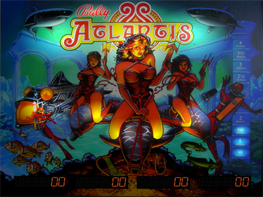 Atlantis (Bally) - Arcade - Marquee Image