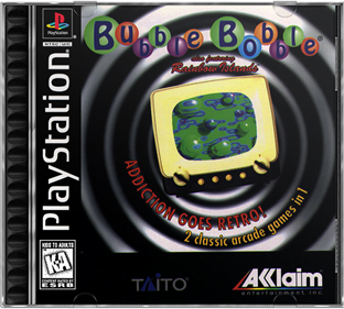 Bubble Bobble also featuring Rainbow Islands - Box - Front - Reconstructed Image