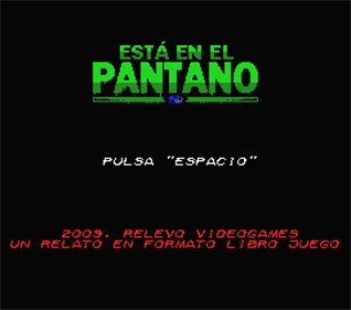 Está en el Pantano - Screenshot - Game Title Image