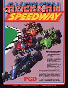 American Speedway - Advertisement Flyer - Front Image