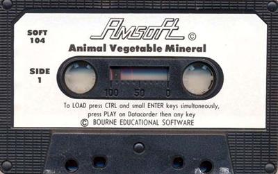 Animal Vegetable Mineral - Cart - Front Image