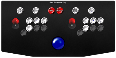 Dynamite Baseball - Arcade - Controls Information Image