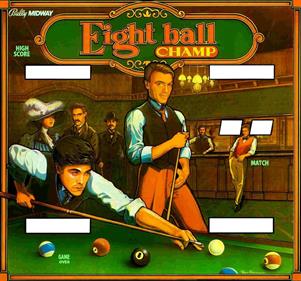 Eight Ball Champ - Arcade - Marquee