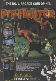 Pit-Fighter - Advertisement Flyer - Front Image