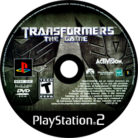 Transformers: The Game - Disc Image