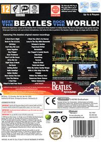 The Beatles: Rock Band - Box - Back Image