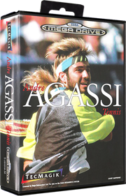 Andre Agassi Tennis - Box - 3D Image