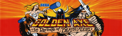 Golden Axe: The Revenge of Death Adder - Arcade - Marquee Image