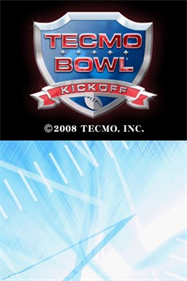 Tecmo Bowl: Kickoff - Screenshot - Game Title Image