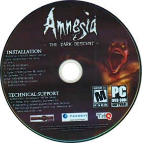 Amnesia: The Dark Descent - Disc Image