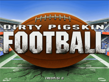 Dirty Pigskin Football - Screenshot - Game Title Image
