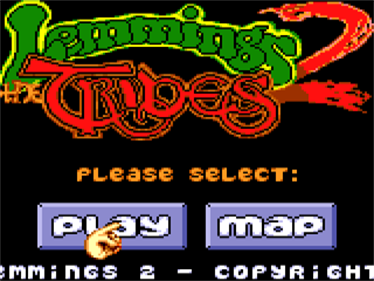 Lemmings 2: The Tribes - Screenshot - Game Title Image