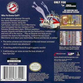 Extreme Ghostbusters: Code Ecto-1 - Box - Back Image