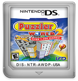 Puzzler World 2 - Fanart - Cart - Front