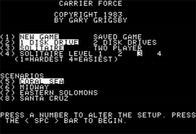 Carrier Force - Screenshot - Game Title Image