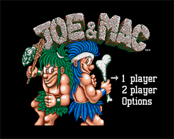 Joe & Mac: Caveman Ninja - Screenshot - Game Title Image