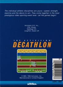 The Activision Decathlon - Box - Back Image