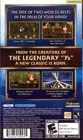 The Legend of Heroes III: Song Of The Ocean - Box - Back Image