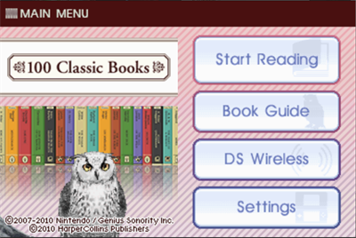 100 Classic Books - Screenshot - Game Title Image