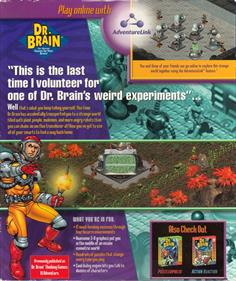 Dr. Brain Thinking Games: IQ Adventure - Box - Back Image