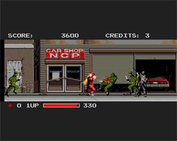 The Ninja Warriors - Screenshot - Gameplay Image