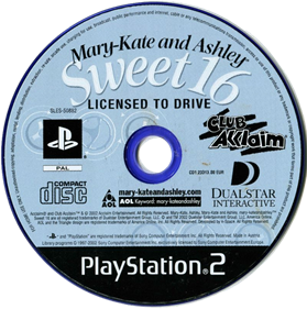 Mary-Kate and Ashley: Sweet 16: Licensed to Drive - Disc Image