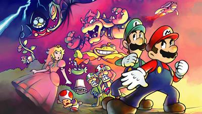 Mario & Luigi: Superstar Saga + Bowser's Minions - Fanart - Background Image
