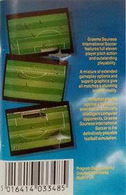 Graeme Souness International Soccer - Box - Back Image
