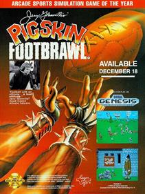Jerry Glanville's Pigskin Footbrawl - Advertisement Flyer - Front Image