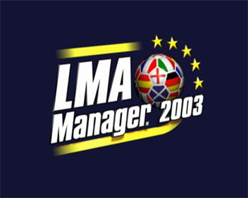 LMA Manager 2003 - Screenshot - Game Title Image