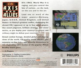 Axis and Allies - Box - Back Image