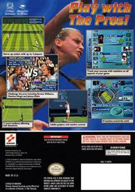 WTA Tour Tennis - Box - Back Image