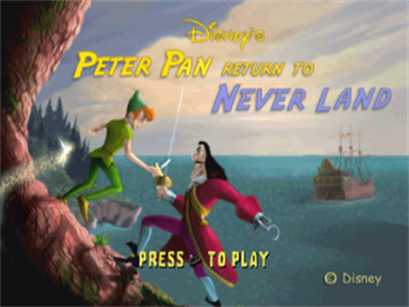 Disney's Peter Pan in Return to Never Land - Screenshot - Game Title Image