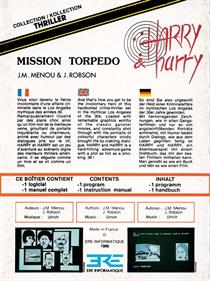 Harry & Harry: Mission Torpedo - Box - Back Image